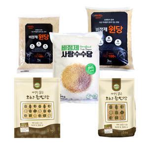 비정제설탕/원당(천연당)5kg 3kg/사탕수수100%/매실