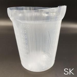 SK 페인트 비닐컵 소프트타입 1000cc (100개) 도료컵 소분 희석 일회용 도장