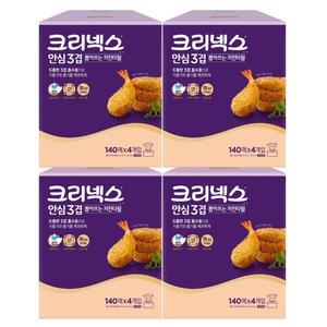 크리넥스 뽑아쓰는 키친타올 안심 3겹 140매 4입 x4개