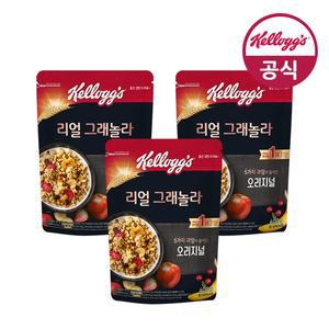 [켈로그]시리얼 리얼 그래놀라 400g x 3개