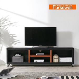 퍼스웰 이동식1500 바퀴형 거실장TV장 1단책장YB_026