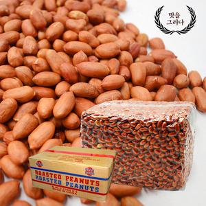맛을 그리다 더 알이 큰 1호 볶음알땅콩 벌크 15kg (3.75kgx4) 24년산 햇땅콩