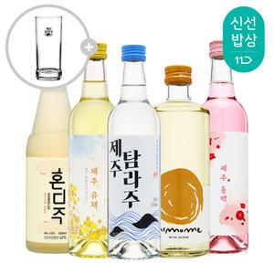 [품질보장] 제주세트_제주동백, 제주유채, 제주탐라주, 니모메, 혼디주_잔 증정