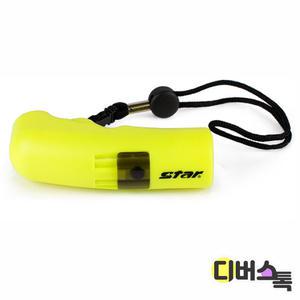 [디버스톡] 스타 전자호각 (손목타입) 라임 XH260-57