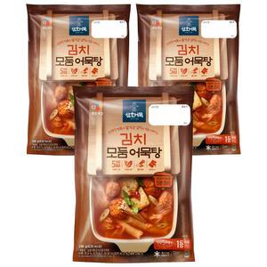 삼호어묵 김치모둠어묵탕, 396g, 3개