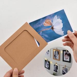 사진 종이 액자 프레임 틀 크라프트 포토프레임 4x6cm 10매입
