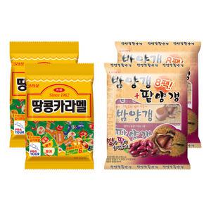 크라운 땅콩카라멜, 324g, 2개+연양갱 밤팥 400g, 2개