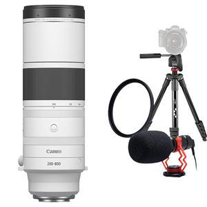 (컴온탑) 캐논 정품 RF 200-800mm F6.3-9 IS USM 렌즈 (재고보유) + 구매시 95mm 필터 & 포토리뷰 카메라용마이크 + 조비 삼각대 + (정품등록 10만 상품권)