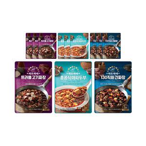 차오차이 트러플고기짜장 180g, 4개+차오차이 홍콩식마파두부 180g, 4개 + 130 직화간짜장 180g, 4개