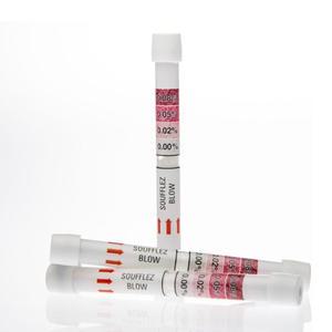 -ECOTEST 일회용 음주측정기 알코스틱 AlcoStick/2-5분이내 10초간 날숨으로 색상변화 숙취운전 예방