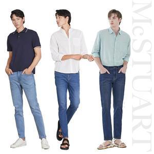 맥스튜어트 남성 맥하이쿨링 데님 3종