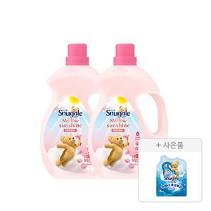 스너글 초고농축 섬유유연제 햇빛건조 멜로우선샤인 4L, 2개 + 증정 (섬유유연제 블루스파클 플러스 100ml, 1개 )