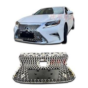 유광 블랙 라디에이터 그릴, LS 2015-2017 렉서스 ES200/250/300 바디 키트, 레이싱 범퍼 후드 글로스