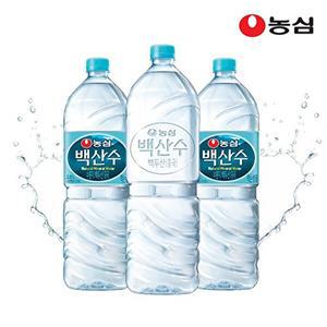 [농심]농심 백산수 2L 유라벨 6병 + 무라벨 6병