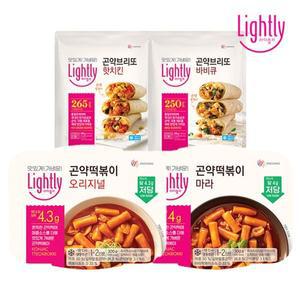 [NS홈쇼핑]라이틀리 곤약 떡볶이 300g + 곤약브리또 500g(125g 4입) x 2개[34873044]