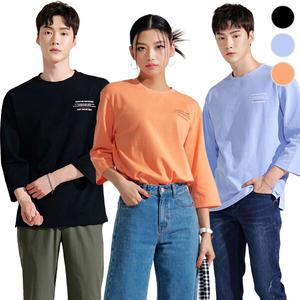 (체이스컬트) 공용 LETTERING 그래픽 7부 T-SHIRT/3Color