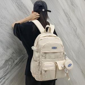 [다잇템] 남자 빅사이즈 스쿨 프레피 주머니 데일리 백팩