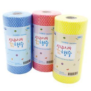 싱글족 뜯어쓰는 롤 위생행주 주방행주 100매