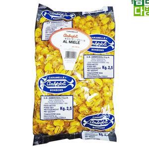엠브로졸리 허니 캔디 2.5KG 외국캔디 캔디대용량 사탕대량 업소용사탕 외국간식