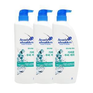 헤드앤숄더 가려운 두피케어 컨디셔닝 린스 850ml 3개