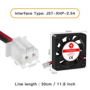 3D 프린터 냉각 팬 4010 방열판 쿨러 냉각용 브러시리스 DC 팬 2 핀 5V 12V 24 V 40x40x10mm 4010 5V 1224