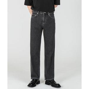 매장정품 브랜디드 BRANDED 1967 JET BLACK JEANS [WIDE STRAIGHT] LOT1967 440845