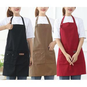 카페앞치마 목걸이형 미용실 주방용 작업복 실내 깔끔한 패션