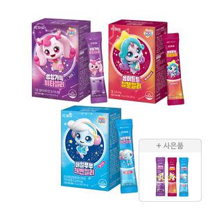 락피도 영양가득 비타젤리, 15포+몸이튼튼철분젤리, 15포+ 매일푸푸쾌변젤리, 15포+ 증정(비타+철분+쾌변, 각1포(총3포))