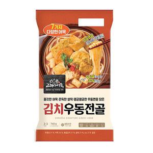 [장보기]고래사어묵 김치우동전골 740g, 1개