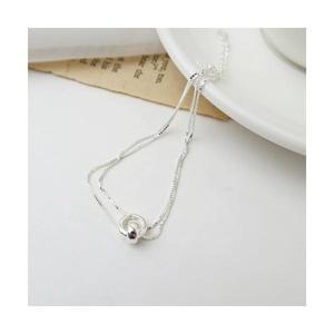 [럽꾸] SB5005 도넛 투링 실버팔찌(Silver925)