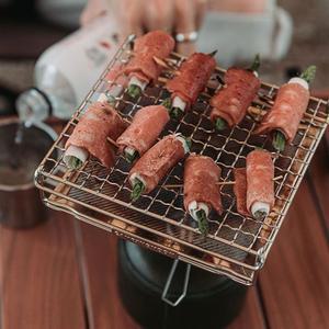 캠핑문 304스텐레스 토스트 그릴 불판 고기판 고기팬 BBQ 삼겹살