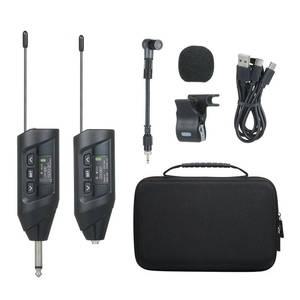 색소폰핀마이크 Baomic TR15 전문 UHF 무선 마이크 색소폰 악기용 리시버 송신기 16 채널