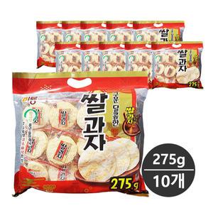 미룡 구운 달콤한 쌀과자 275g 10팩/무배/유통기한25.06.09제품