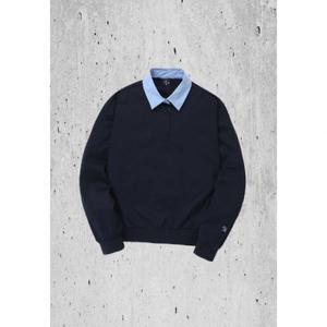 매장정품 코오롱스포츠 KOLON SPORT 여성 카라 배색 맨투맨 TVTBS24402GNA 1893957