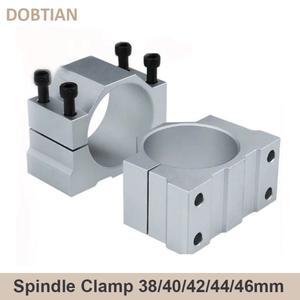 CNC 기계 스핀들 모터 라우터 마운트 브래킷 38mm,40mm,42mm,44mm,46mm 장치 알루미늄 나사가있는 고정 클램프