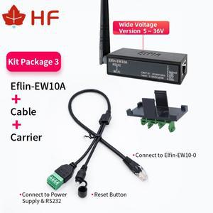 모드버스 TPC IP 기능 무선 네트워킹 장치, RJ45 RS232-WIFI 시리얼 서버, 가장 작은 Elfin-EW10A-0