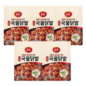 올품 신화 뼈없는 국물닭발 300g 5봉