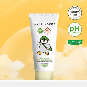 NEW 슈퍼대디 아토비건 이지워시 유아용 선크림 60ml 1개