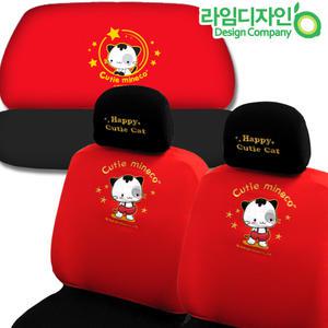 [11ST MD추전] 캐릭터 사계절 자동차시트커버 모음 /  미네코  캐릭터용품  카시트  패션시트 차박 캠핑 뒷좌석 평탄화 자동차용품