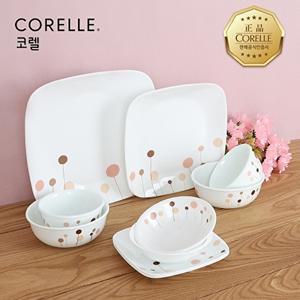[코렐][코렐]코렐 꽃솜 사각 2인 10P 홈세트