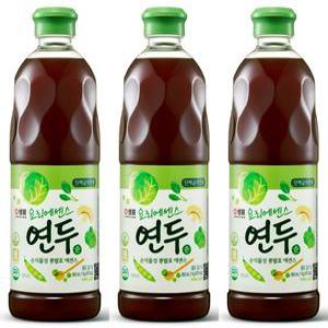 샘표 연두순 860ml X 3개 업소용 대용량 연두