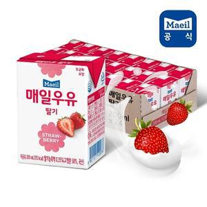 매일 멸균우유 딸기 200ml 24팩