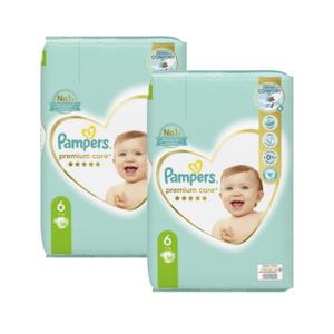 유럽산 팸퍼스 프리미엄케어 기저귀 밴드6단계 Pampers 바우처