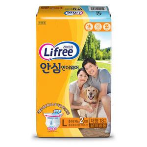 라이프리 안심언더웨어 대형 18매 x 2