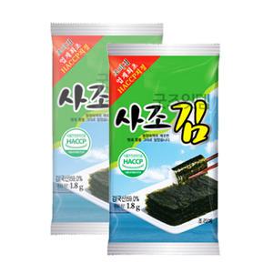 사조김 1.8g x 240봉 조미김 도시락김 참치김