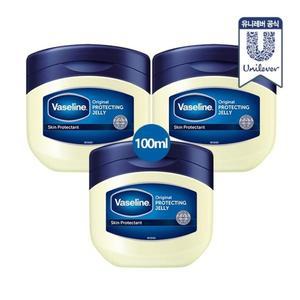 바세린 퓨어 스킨 젤리 100ml 3개