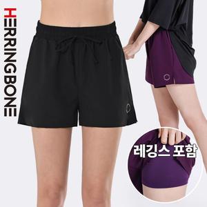 여성 래쉬가드 스윔팬츠 투인원 초경량 반바지 비치웨어 하의 AE306W