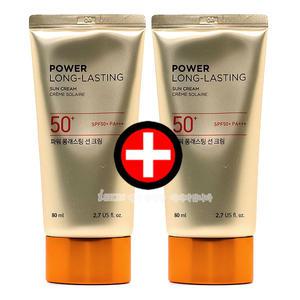 1+1 더페이스샵 파워 롱래스팅 선크림80ml