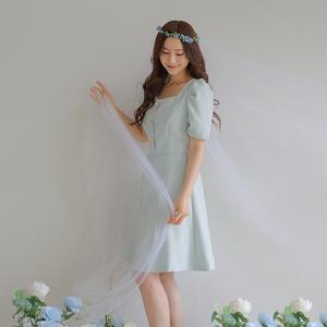 [제작/빅사이즈]이블렛 카벤비 하트넥 길이별 원피스 제이스타일
