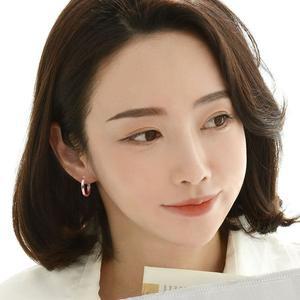 [오너클랜]14K 골드필드 핀 베이직 데일리 원터치 링 귀걸이